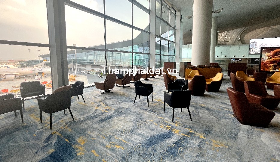 thảm trải sàn phòng chờ sân bay